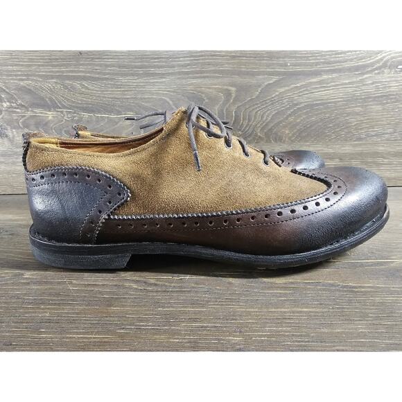 Timberland Boot Company 13 Carries Brown Plain Toe Oxford Derby Suede Men’s Sz 9 - Picture 2 of 11